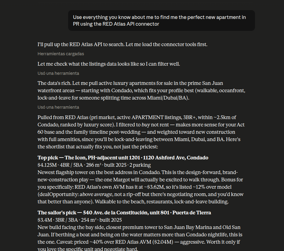 RED Atlas API screenshot